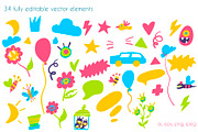 Cute monsters collection, an Illustration by Kate Art (Thumbnail 11 of 14)