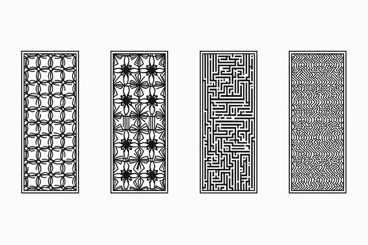 Abstract Vector Panels for Laser Cut, an Illustration by hafijul (Photo 4 of 9)