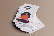 Mental Health europe woman, a Healthcare Illustration by KeronnArt (Thumbnail 6 of 8)