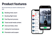 Travel Booking UI Kit App, an UI Kit Template by sythongnguyen777 (Thumbnail 2 of 6)