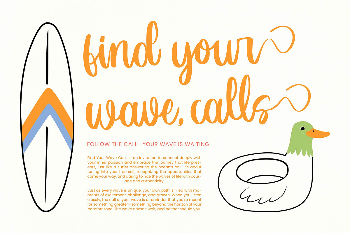 Monday Beachnes Bold Handwritten, a Script Font by Letterena Studios Script (Photo 11 of 20)