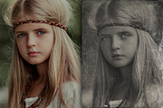 Old Photo Effect Overlays + Actions preview 2