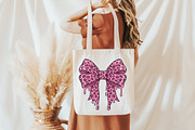 Pastel Goth Leopard Print Bow png, an Illustration by Libby Wishes (Thumbnail 6 of 6)