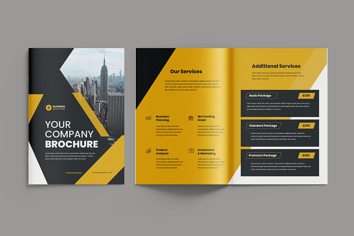 Company Brochure Design, a Brochure Template by afsar.hossain (Photo 1 of 7)