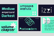 Altersan; Abstract Alternates Sans, a Sans Serif Font by Eko Bimantara (Thumbnail 2 of 12)