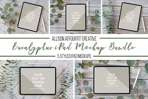 Eucalyptus iPad Mockup Bundle