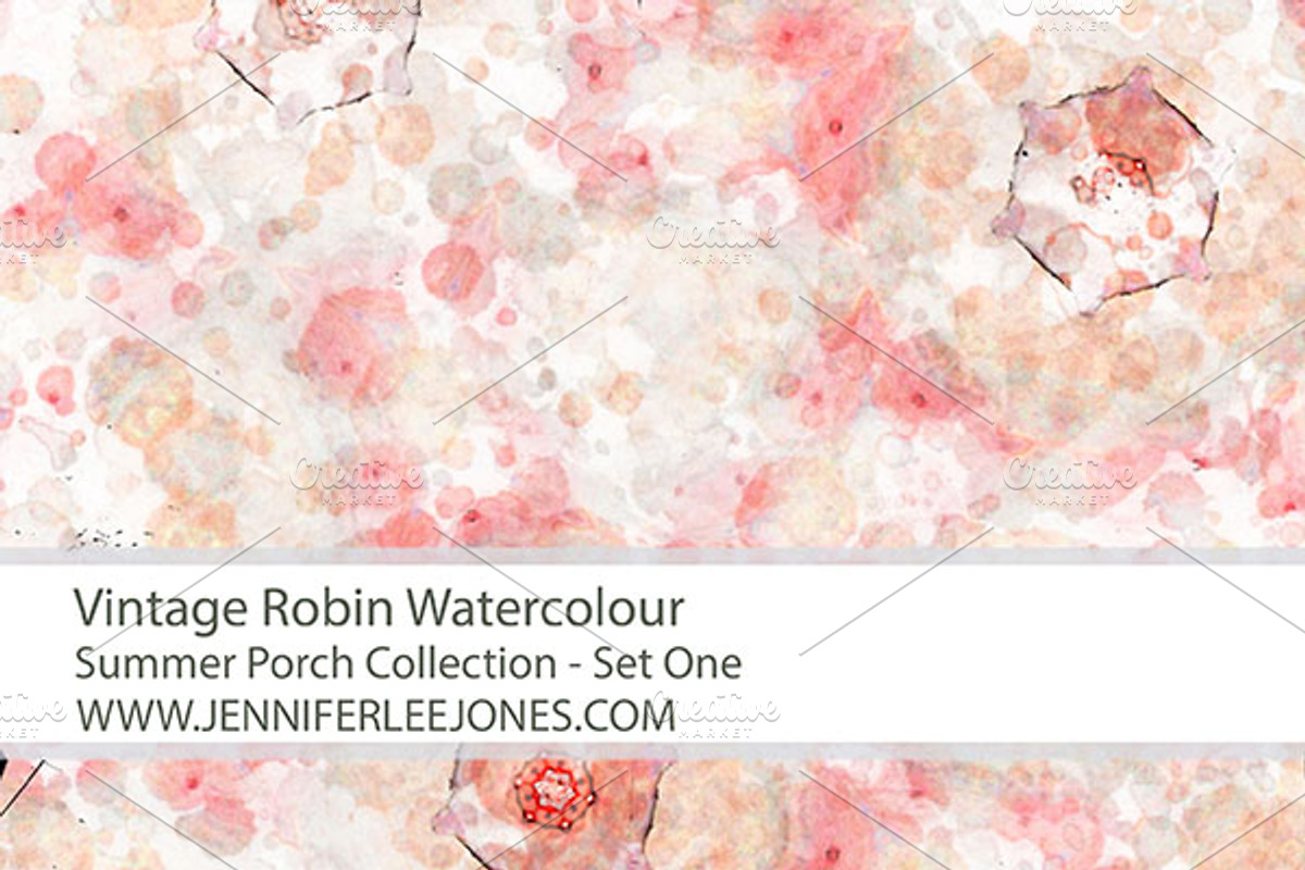 Vintage Robin Watercolour, a Food Illustration by Jennifer Lee Jones (Photo 5 of 5)