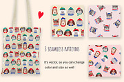 Cute French Dogs vector collection, an Animal Illustration by Irina Ostapenko (Thumbnail 6 of 8)