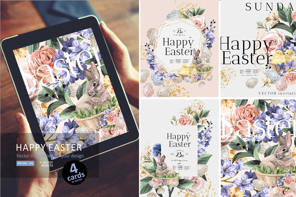 Happy Easter, an Animal Illustration by Ardea-studio (Photo 1 of 2)