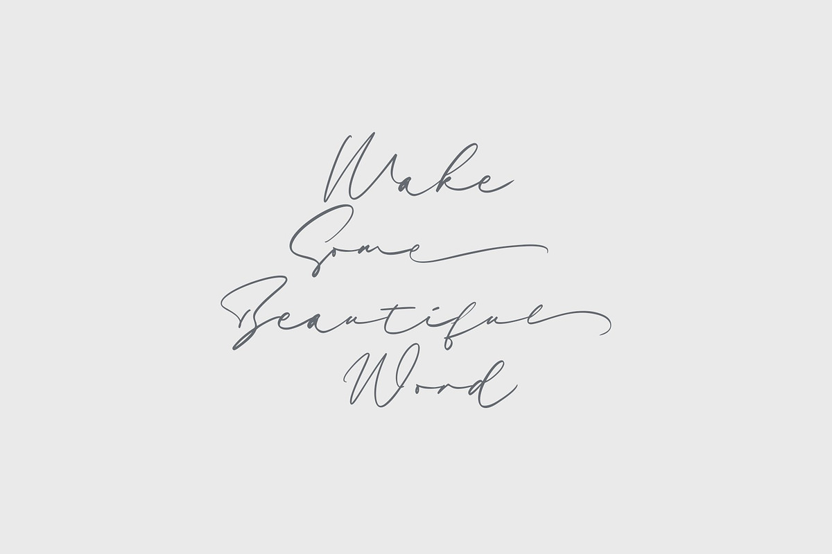 Sieralova - A Beauty Handwritten, a Script Font by Walkeren (Photo 5 of 16)
