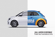 Premium Electric City Car Mockup Set, an Advertising Mockup by Halal Graphic Studio (Thumbnail 5 of 16)