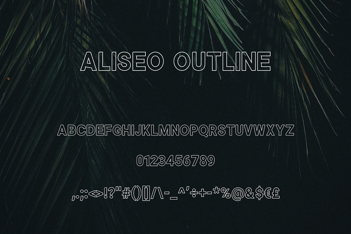 Aliseo Font Family - Sans Serif preview 4