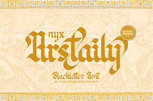 Nyx Arstaily | Blackletter Font