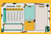 Annual Calendar 2025 Back to School, a Poster Template by Emilly Studio (Thumbnail 5 of 5)
