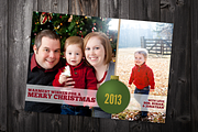 Ornament: 5x7 Xmas Card Template, a Card Template by Saunter Studios (Thumbnail 2 of 3)