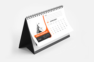 2025 desk calendar design template, a Stationery Template by Tanmoy Topu