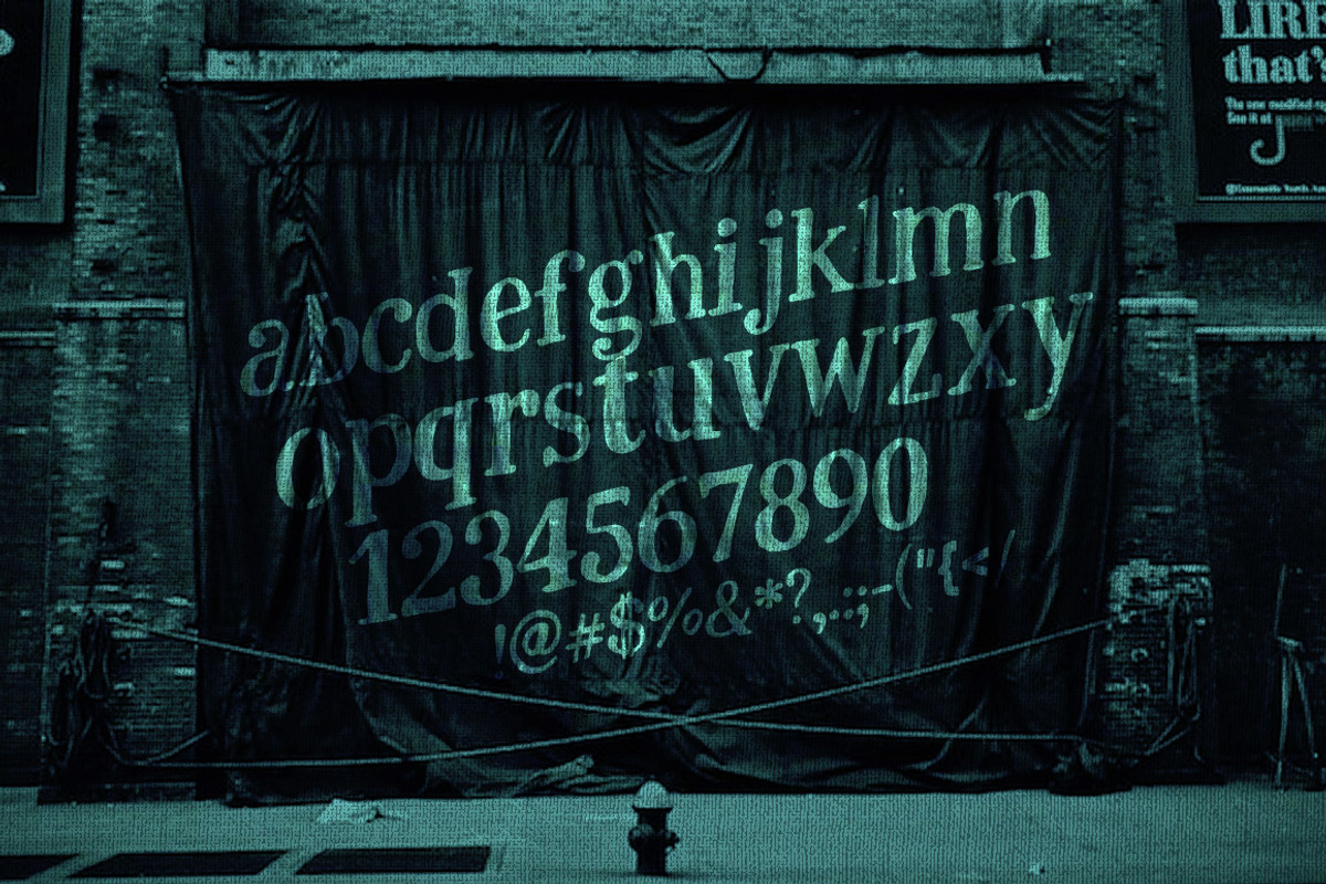 Just Be Cool Custom Font preview 4