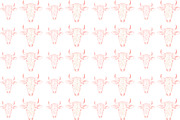 Vector Bovine Graphics, an Animal Illustration by Dorey Kronick Art&Design (Thumbnail 16 of 19)