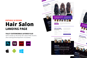 Hair Salon Website Template