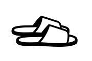 Minimal House Slippers Silhouettes, a Graphic by hafijul (Thumbnail 7 of 14)