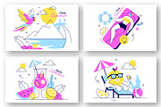 12 Hello Summer Illustration, a Person Illustration by denayunebgt (Thumbnail 3 of 4)