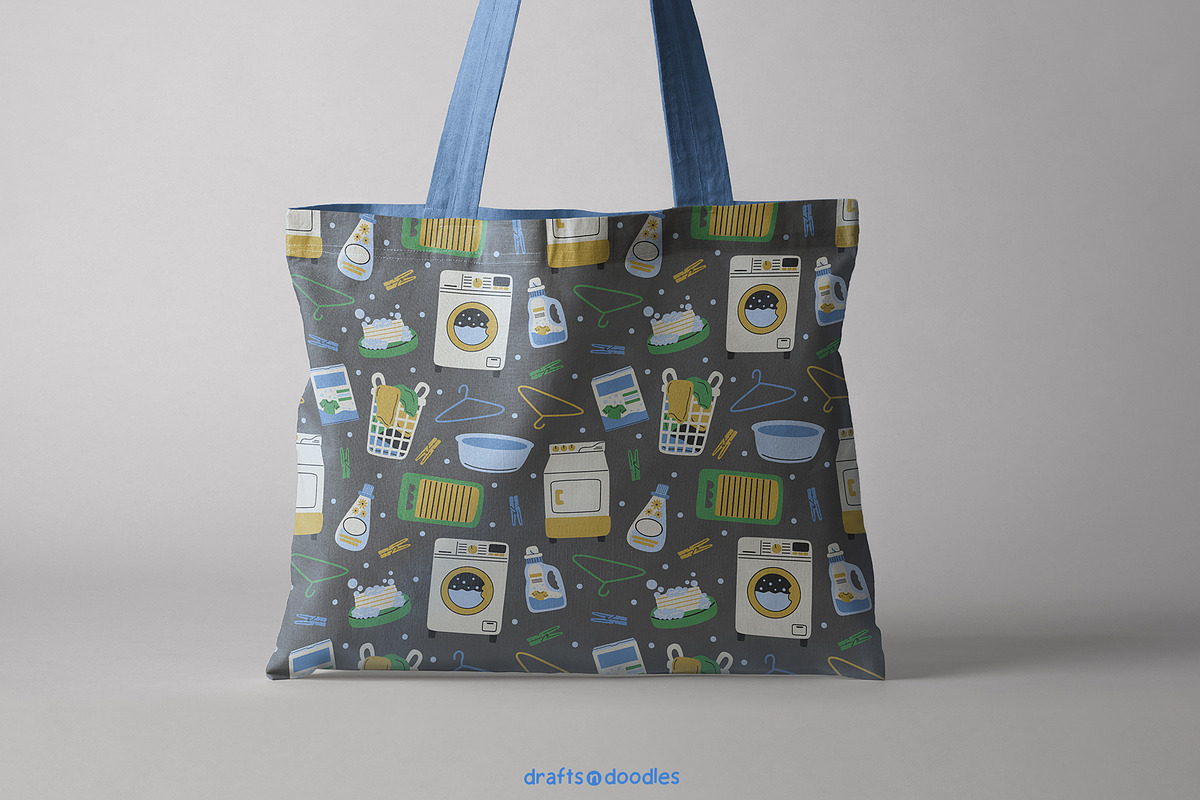 Laundry Day Clipart and Pattern Set, a Pattern Graphic by Drafts n Doodles (Photo 8 of 11)