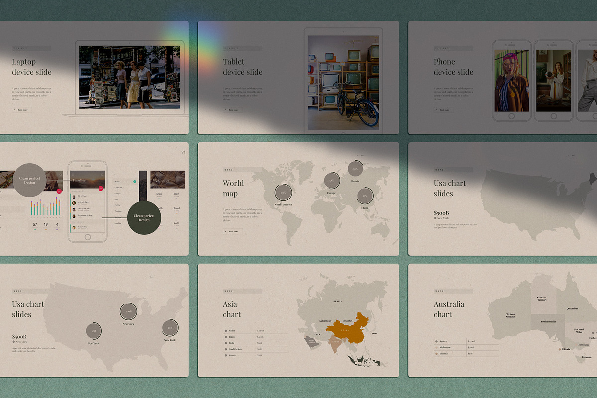 COLOR Google Slides Template, a Presentation Template by ShapeSlide (Photo 12 of 13)