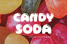 Bubble Display Font - Candy Soda