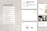 Goldie Brand Style Guide Template, a Product Mockup by Chloe Leonard Studio (Thumbnail 4 of 6)