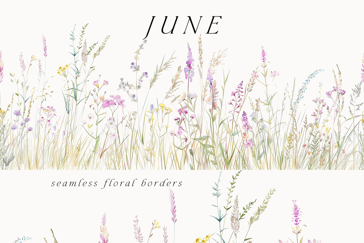 Waterolor Floral Borders Bundle, a Decorative Illustration by Lana Elanor (Photo 55 of 97)