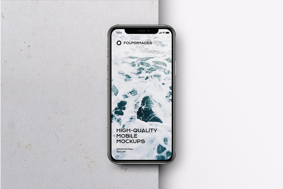 72 iphone device mockup bundle, an iPhone Mockup by FoundImages (Photo 75 of 84)