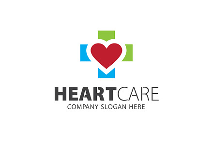 HeartCare Logo Template