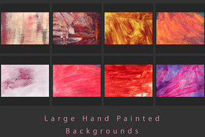 Painted Acrylic Backgrounds