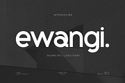 Ewangi - Corporate Font, a Sans Serif Font by twinstd (Thumbnail 1 of 9)
