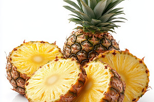 Ripe Pineapple Slices Fresh Tropical, a Food & Drink Photo by Pixeness Studio