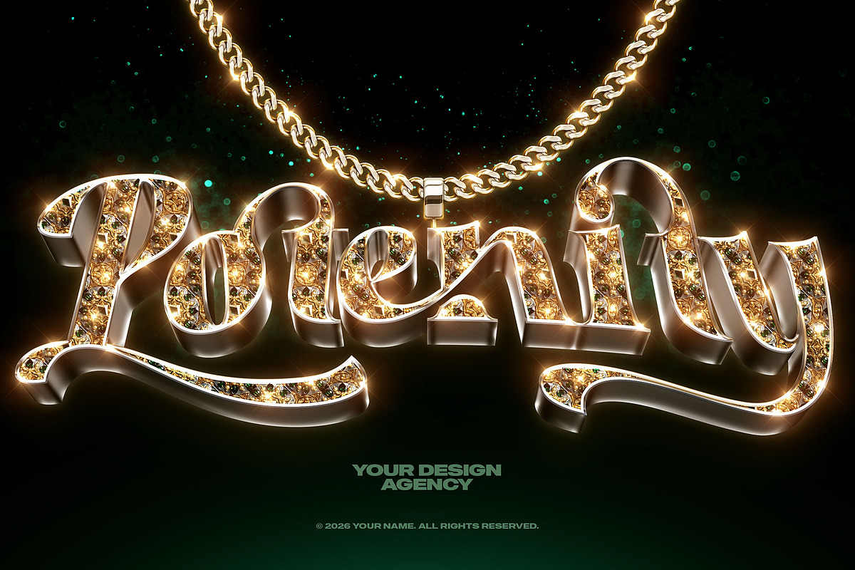 Bling Bling Gold Text Effects Vol 03, a Layer Style Add-On by Hyperpix Productions (Photo 14 of 19)