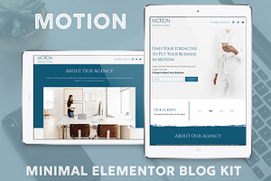 Motion // Minimal Elementor Kit