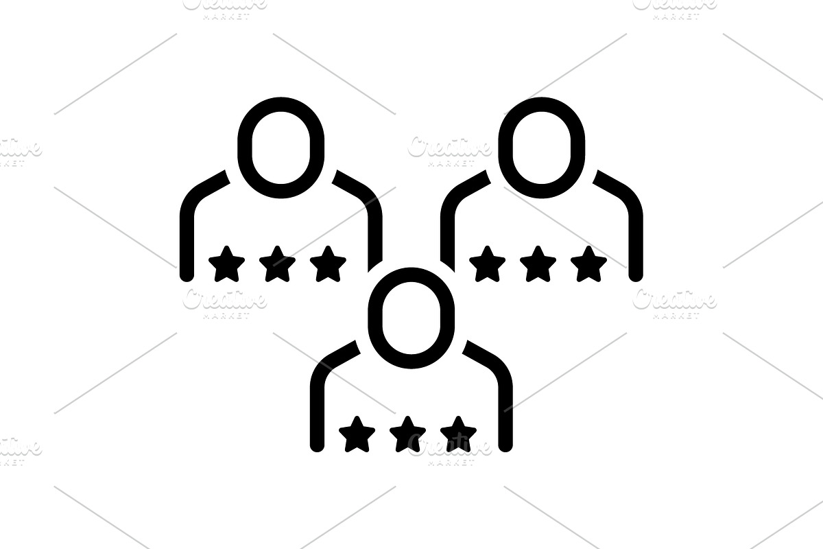 Republicans democratic black icon, an Outline Icon by Creative priyanka