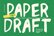 Daily Paperdraft, a Handwritten Font by Yktypstd (Thumbnail 2 of 7)