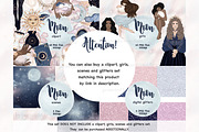 Moon Pattern, a Pattern Graphic by GlamArtZhanna (Thumbnail 3 of 4)