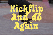 Funky Madness - Retro Font, a Script Font by AQR Studio (Thumbnail 3 of 9)