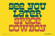 BONZANA - A Funky Western Style Font, a Slab Serif Font by Komet & Flicker (Thumbnail 8 of 12)