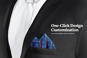 Pocket Square Mockups, an Apparel Mockup by rebrandy (Thumbnail 3 of 8)