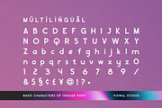 Tenage - Modern Font, a Sans Serif Font by Viswal Studio (Thumbnail 2 of 7)