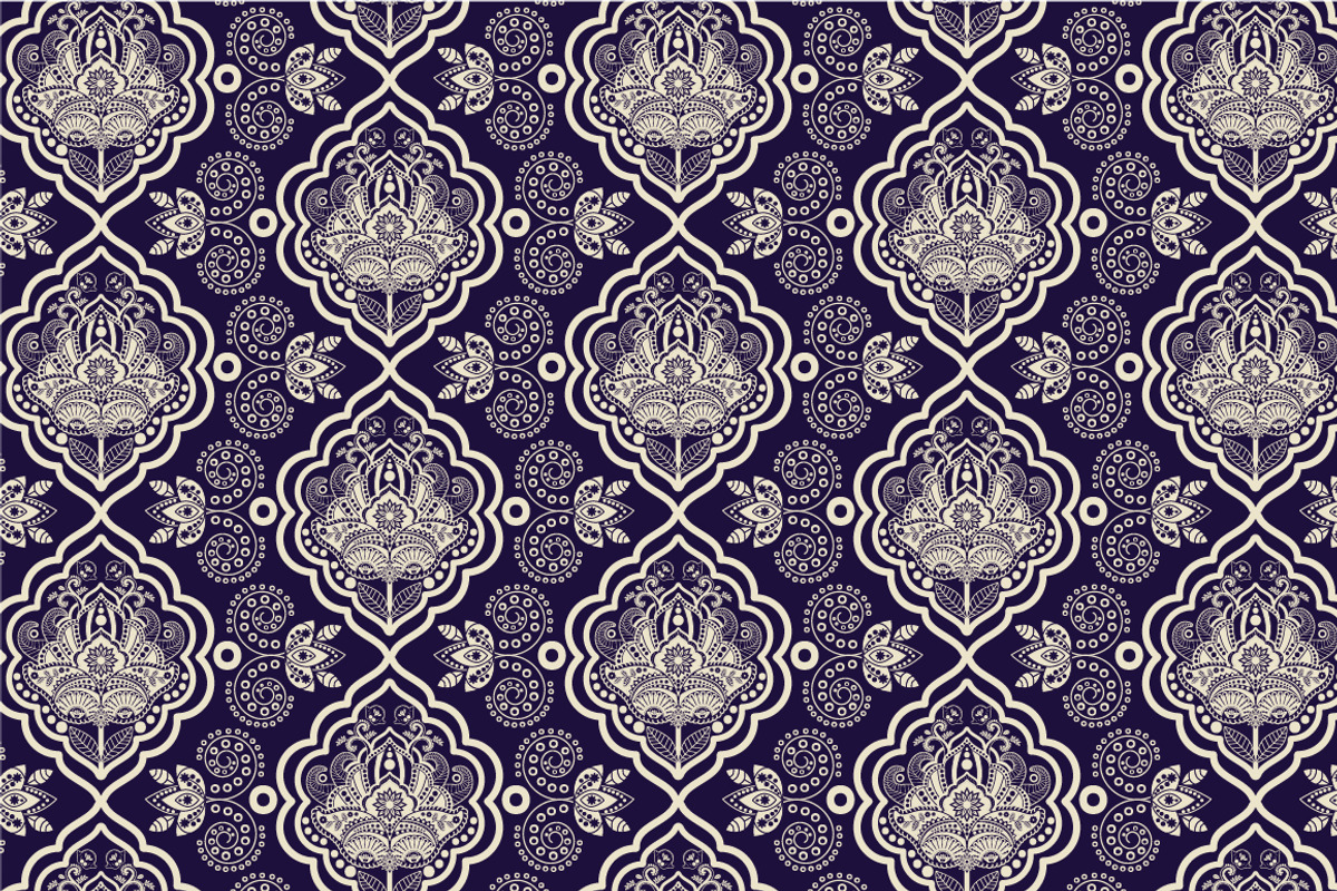 4 Vector Indian Patterns, a Pattern Graphic by Sunny_Lion (Photo 3 of 4)