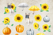 Watercolor Sunflower, an Illustration by Creative Shop (Thumbnail 4 of 4)