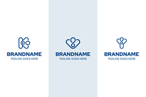 Letter K V Y Infinity Line Logo, a Branding & Logo Template by Pray Art Design Studio