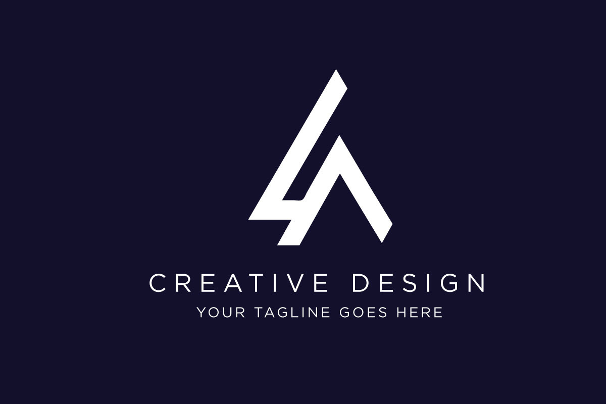 Minimal Letter LA Logo Design, a Branding & Logo Template by SaaDesigns