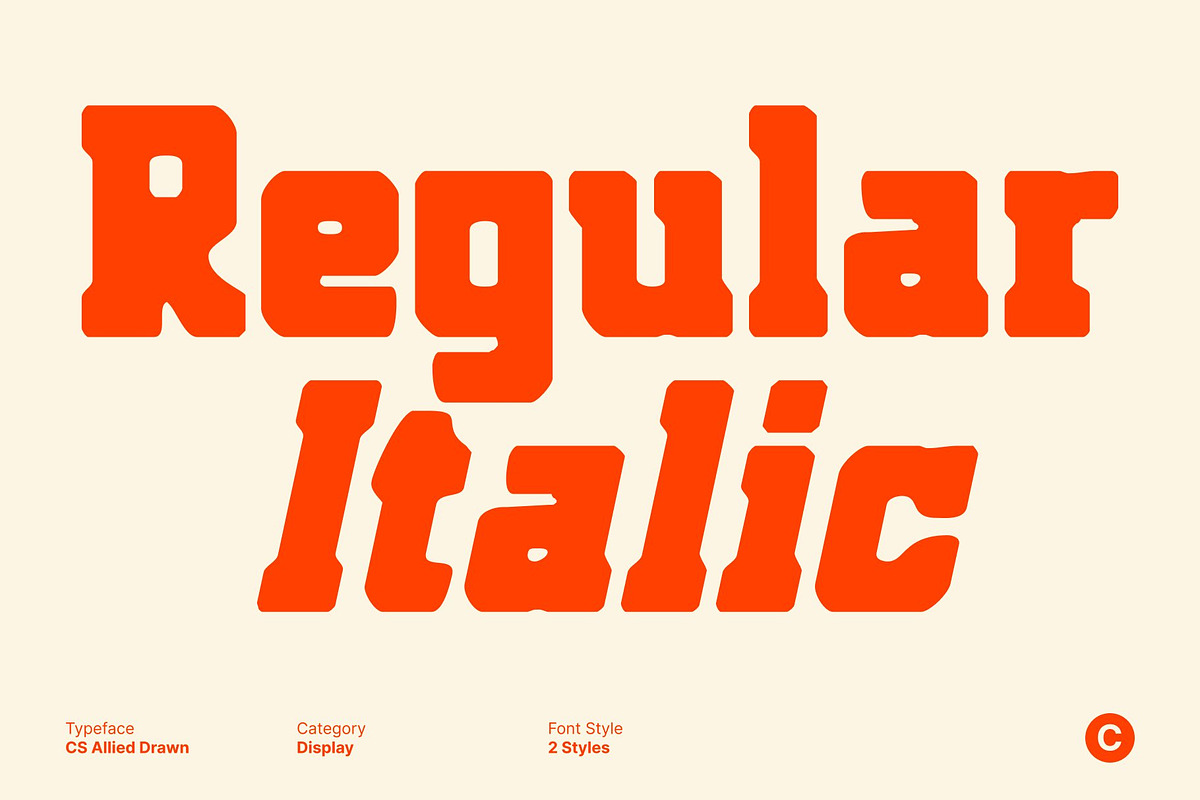 CS Allied Drawn, a Slab Serif Font by Craft Supply Co. (Photo 2 of 8)