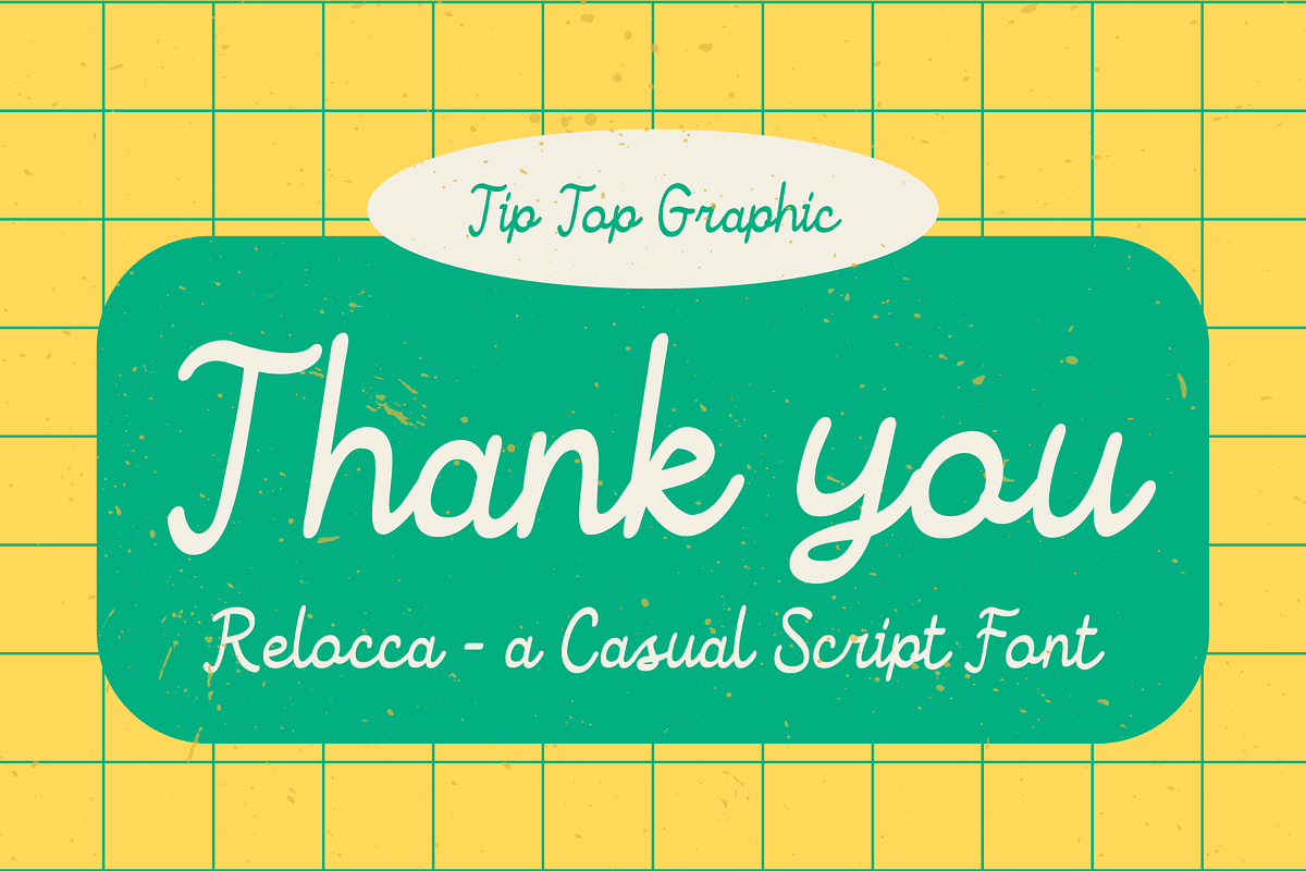 Relocca – A Casual Script Font, a Script Font by Tiptop Graphic (Photo 9 of 9)